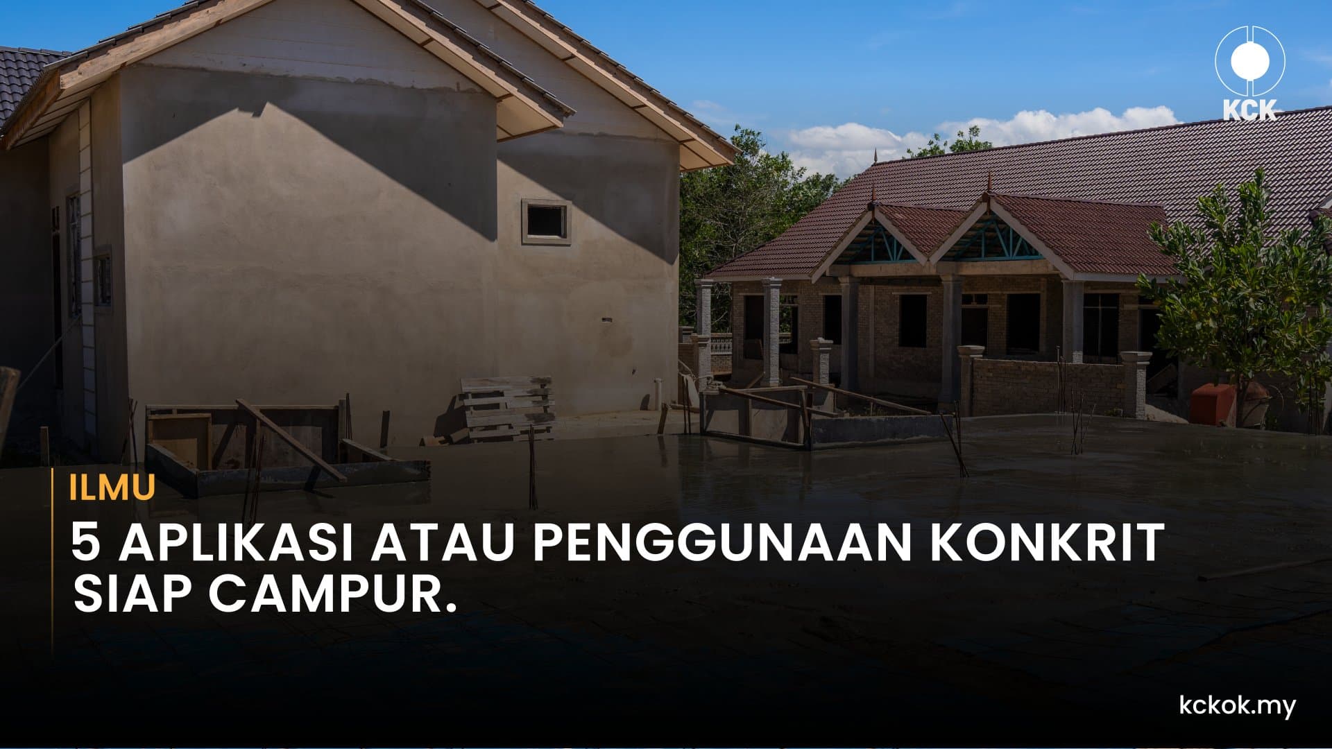 5 APLIKASI ATAU PENGGUNAAN KONKRIT SIAP CAMPUR